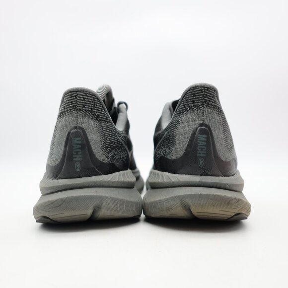Hoka One One Mach 6 LA Women's 9.5 B Triple Black Running Walking Athletic Shoes - Picture 5 of 9